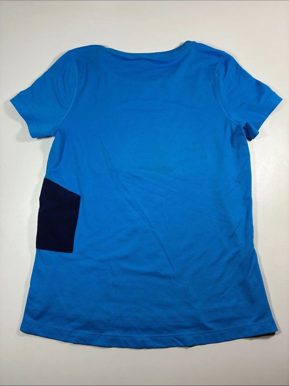 Nike Blue John McEnroe Tennis Academy Short Sleeve Tee, size XS